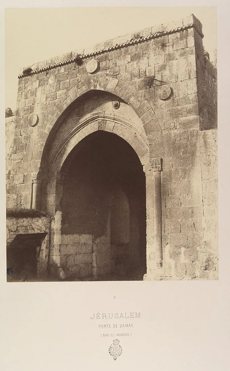 Jérusalem. Porte de Damas (Bab-el-Ahmoud) — Louis de Clercq|H. Jannin|J. Blondeau et Antonin