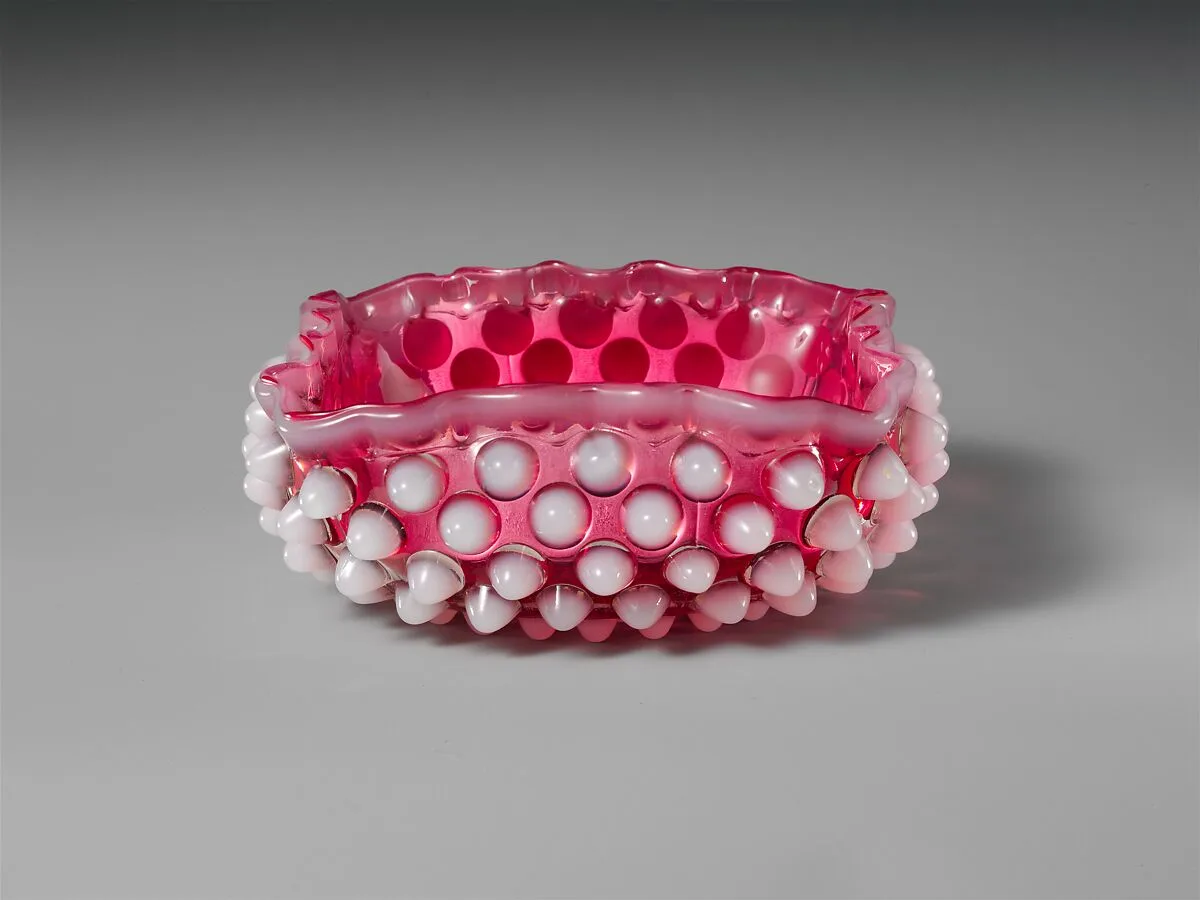 Hobnail Sauce Dish — Hobbs, Brockunier and Company