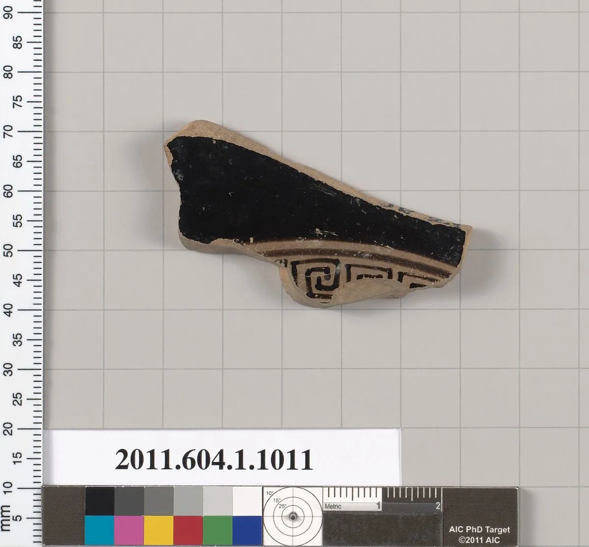Terracotta fragment of a kylix (drinking cup) — Unknown