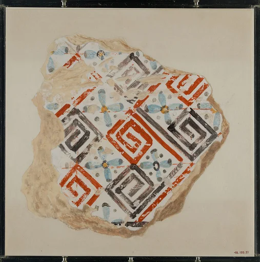 Ceiling Fragment , Tomb of Intef