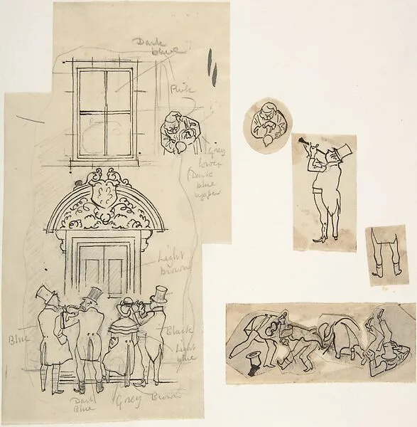 Study for a Caroler — Nicolas Clerihew Bentley