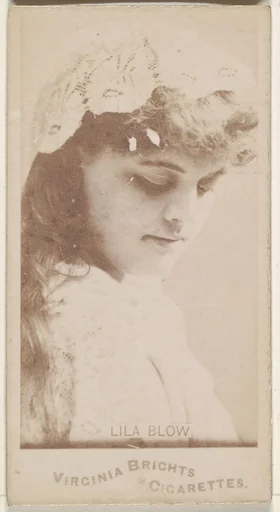 Lila Blow, from the Actors and Actresses series (N45, Type 1) for Virginia Brights Cigarettes