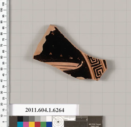 Terracotta fragment of a kylix (drinking cup)