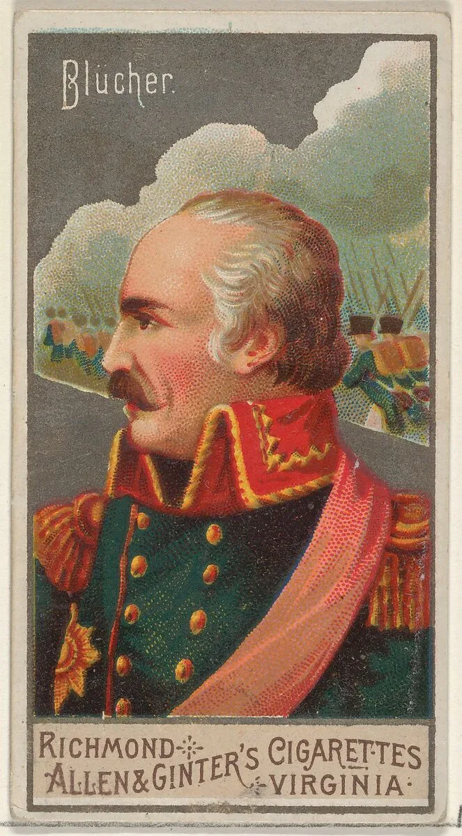 Gebhard Leberecht von Blücher, from the Great Generals series (N15) for Allen & Ginter Cigarettes Brands — Allen & Ginter|George S. Harris & Sons