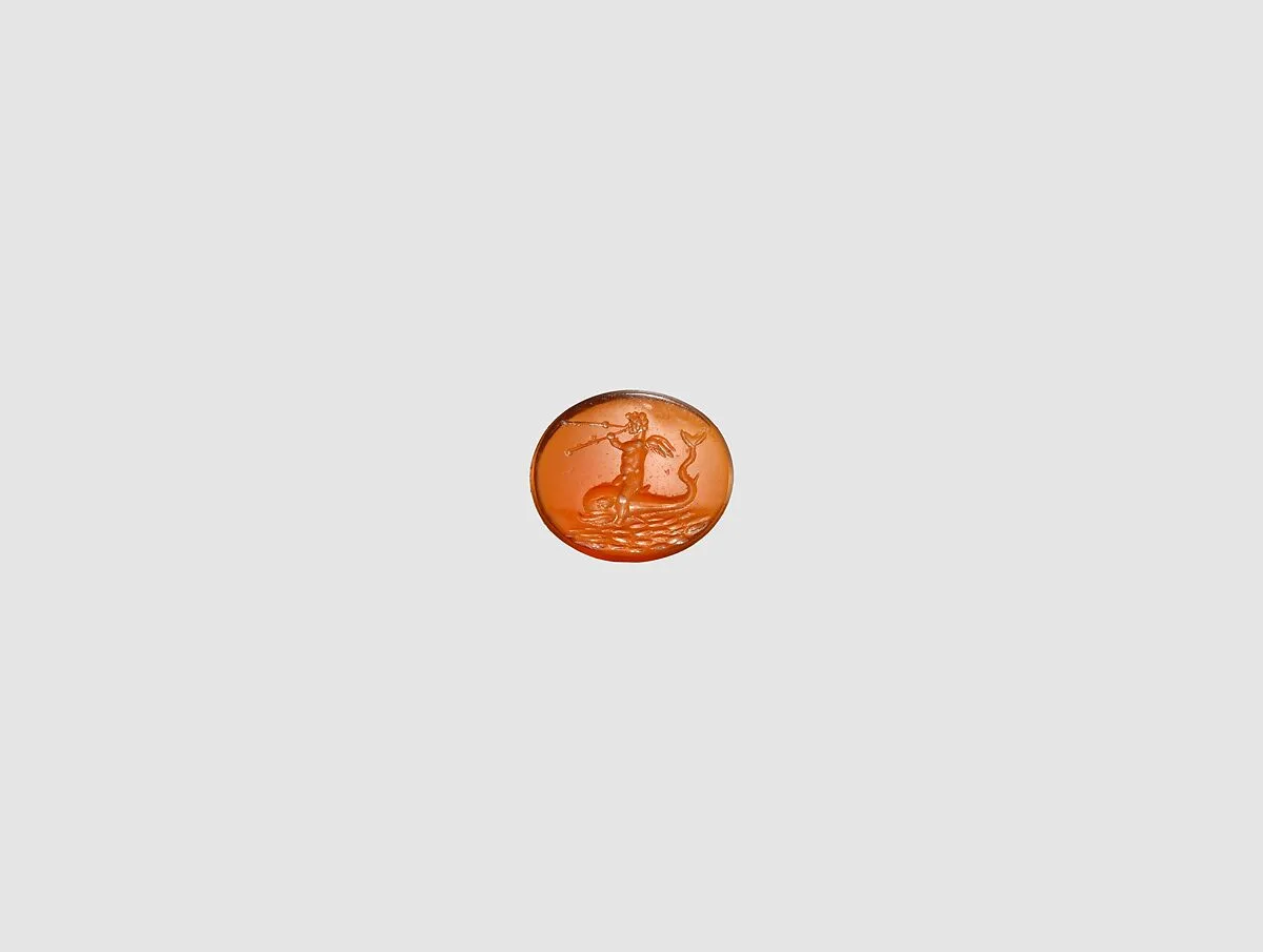 Sard ring stone — Unknown