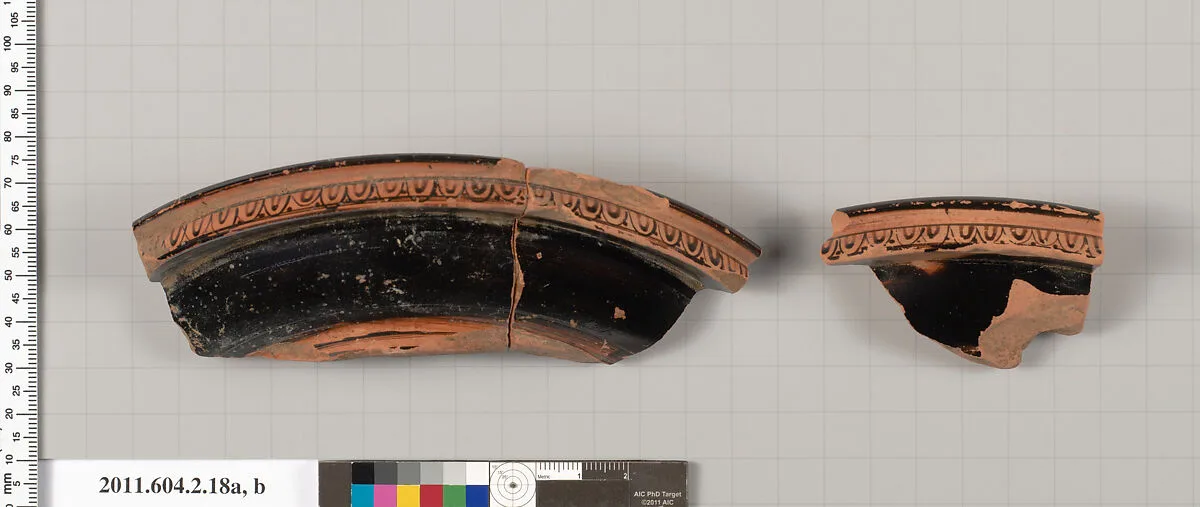 Terracotta fragments of a neck-amphora (jar) — Unknown