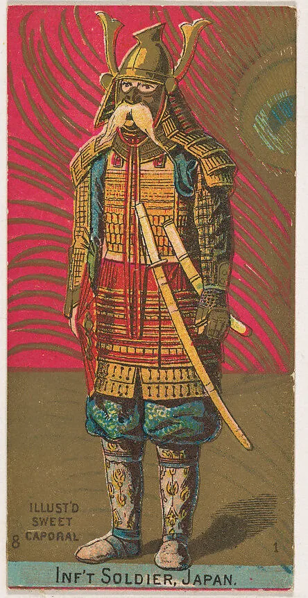Infantry Soldier, Japan, from the Military Series (N224) issued by Kinney Tobacco Company to promote Sweet Caporal Cigarettes — Kinney Brothers Tobacco Company