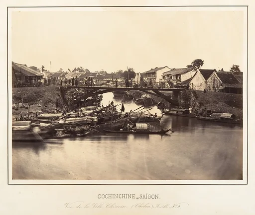 Vue de la Ville Chinoise (Cholen) Feuille No. 2, Saïgon, Cochinchine