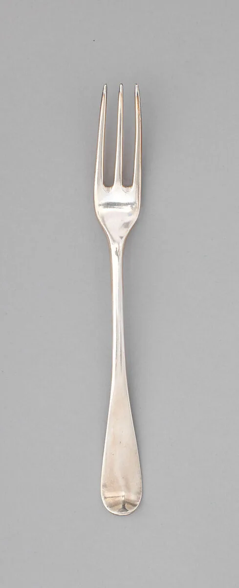 Dessert fork (one of twelve) — John Linney|Thomas Wallis I|T. and W., London