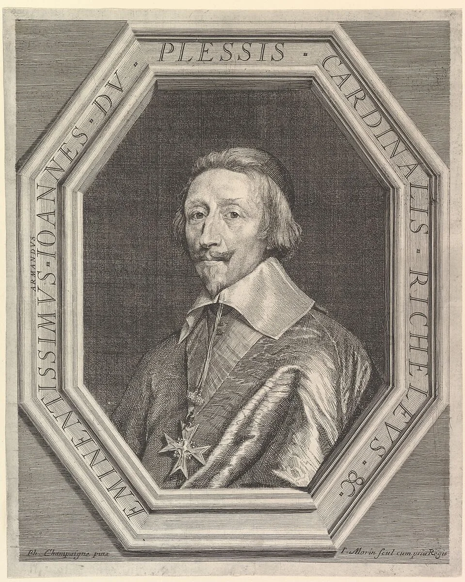 Cardinal de Richelieu — Jean Morin|Philippe de Champaigne