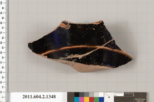 Terracotta fragment of a skyphos (deep drinking cup)