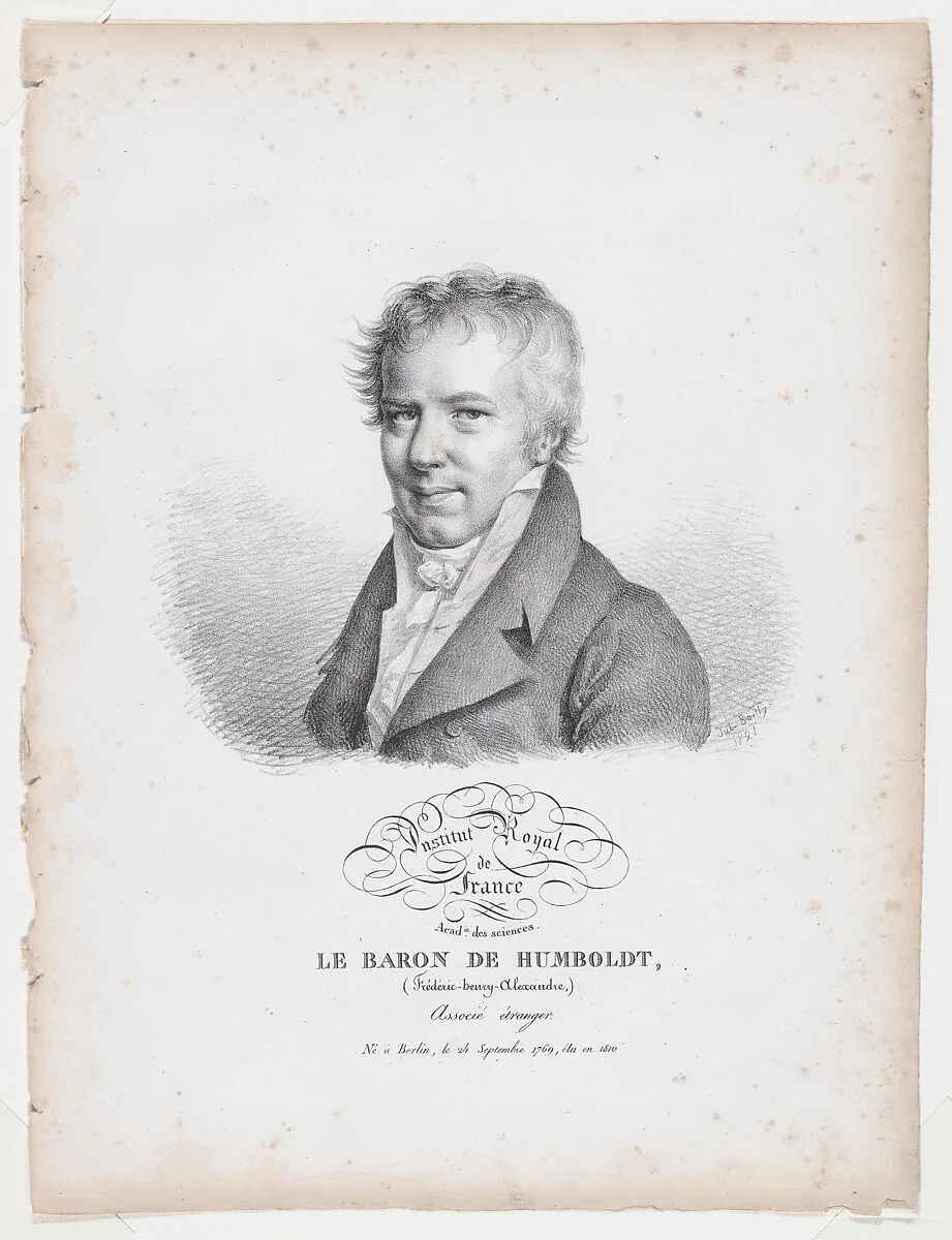 Portrait of Le Baron de Humboldt — Jules Boilly