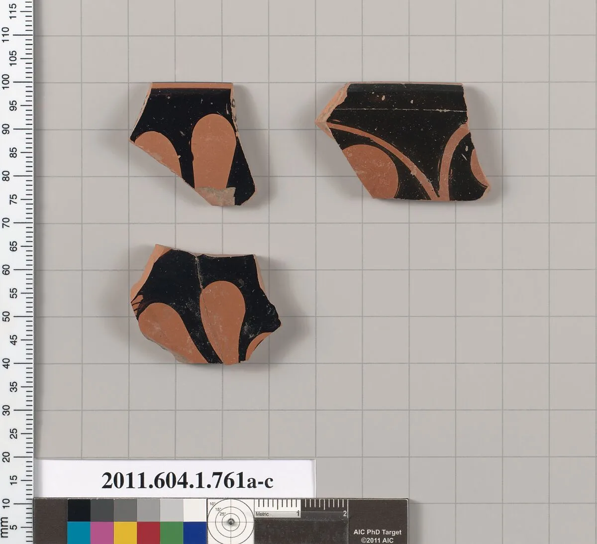 Terracotta fragments of kylikes (drinking cups) — Unknown