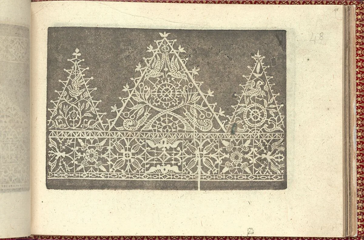 Corona delle Nobili et Virtuose Donne: Libro I-IV, page 48 (recto) — Cesare Vecellio