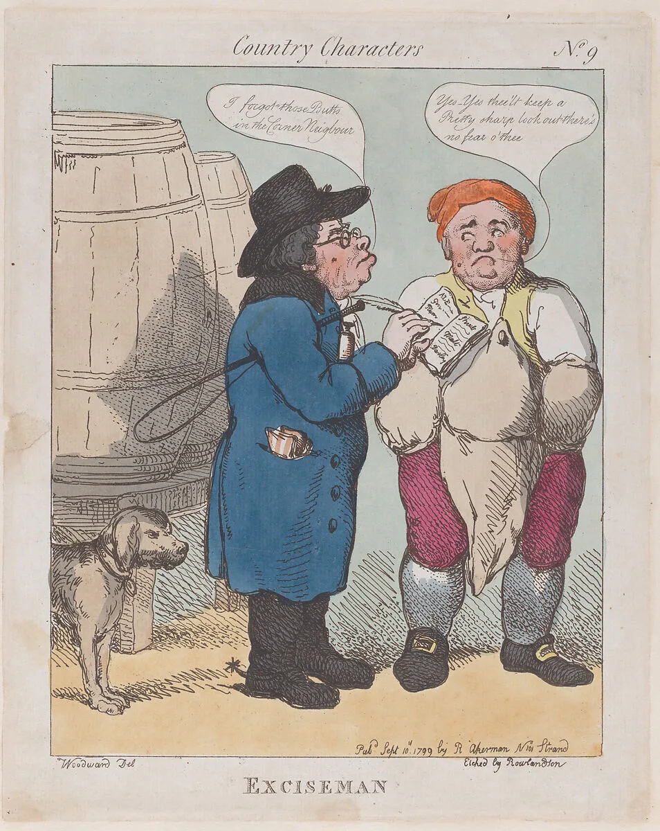 Exciseman — George Murgatroyd Woodward|Thomas Rowlandson|Rudolph Ackermann, London