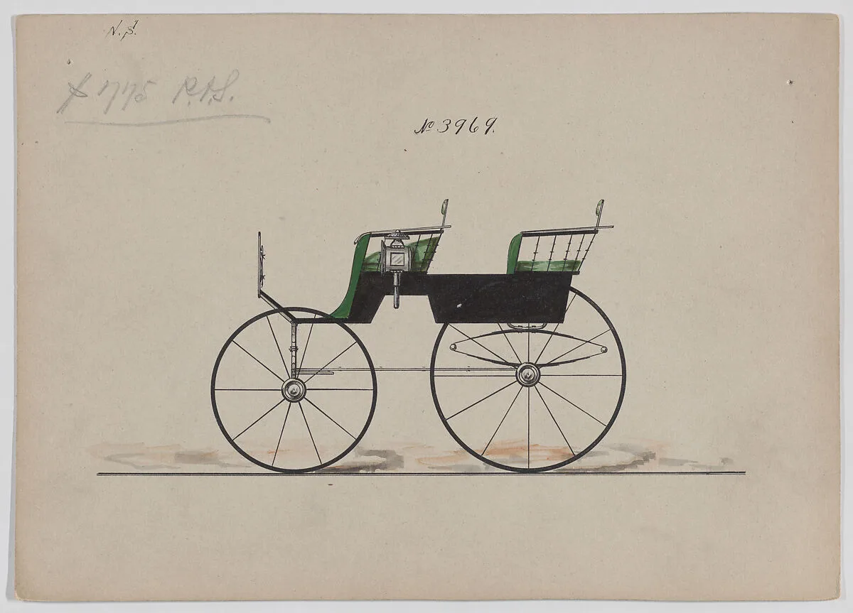 Design for T-Cart, no. 3969 — Brewster & Co.|Herman Stahmer