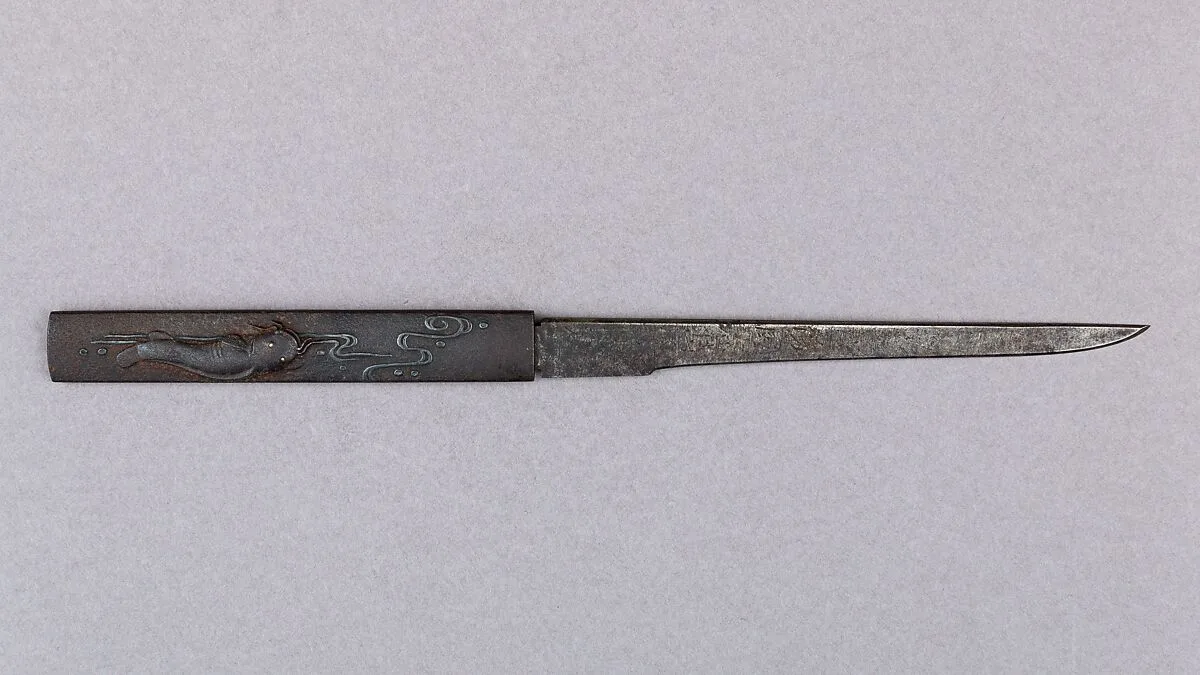 Knife Handle (Kozuka) with Blade — Unknown