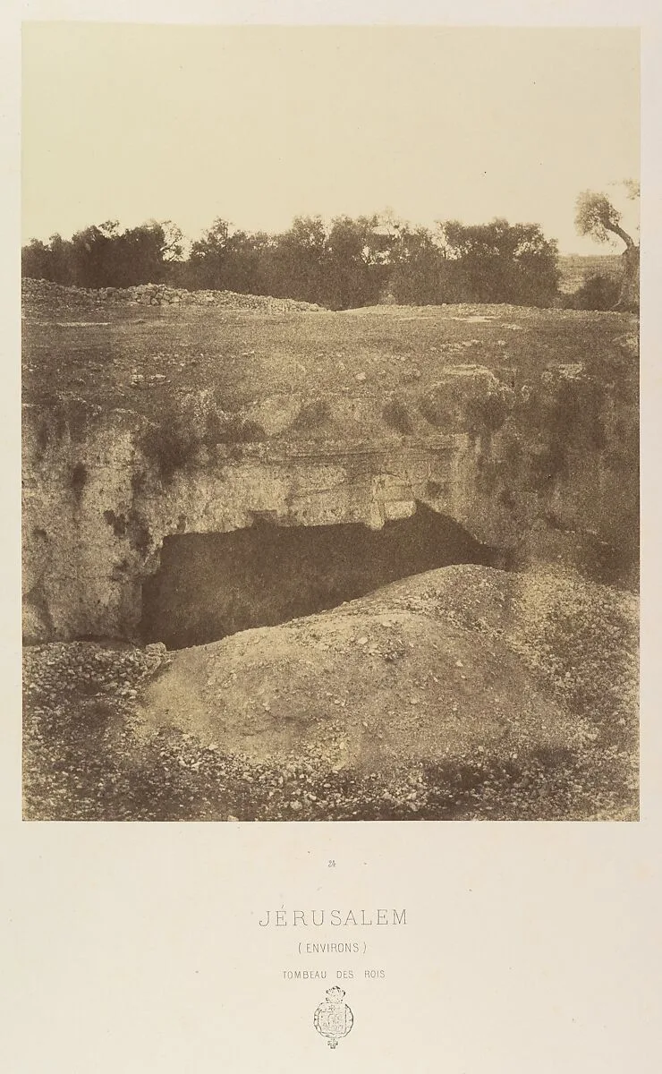 Jérusalem. (Environs) Tombeau des Rois — Louis de Clercq|H. Jannin|J. Blondeau et Antonin