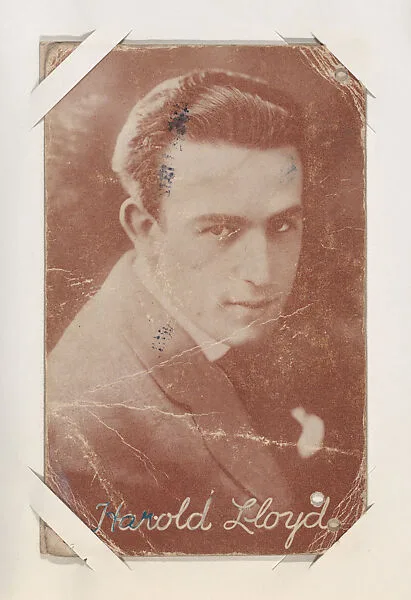 Harold Lloyd from Movie Stars Exhibit Cards series (W401) — Unknown