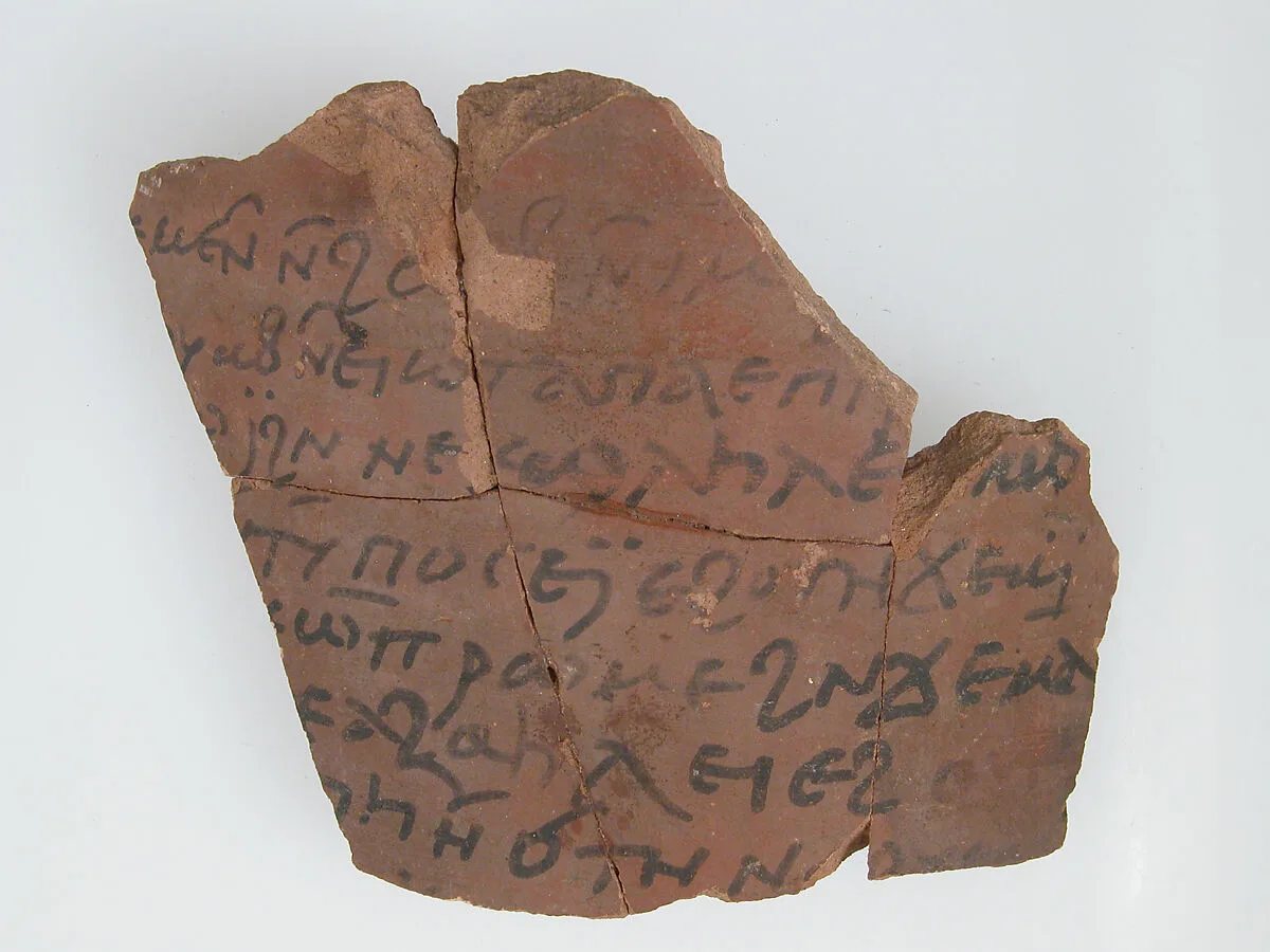 Ostrakon with a Letter from Paternoute to Epiphanius — Unknown