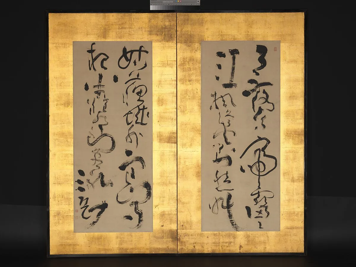 池大雅書 「楓橋夜泊」屏風|"Maple Bridge Night Mooring" — Ike Taiga