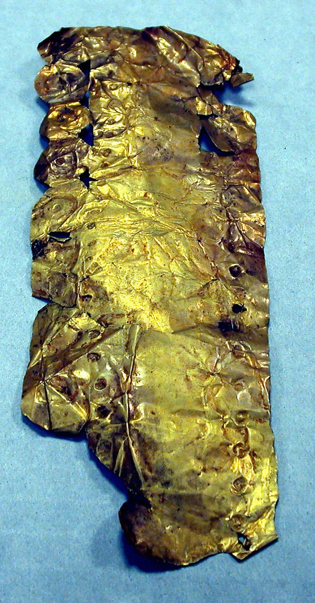 Gold Sheet Ornament — Unknown