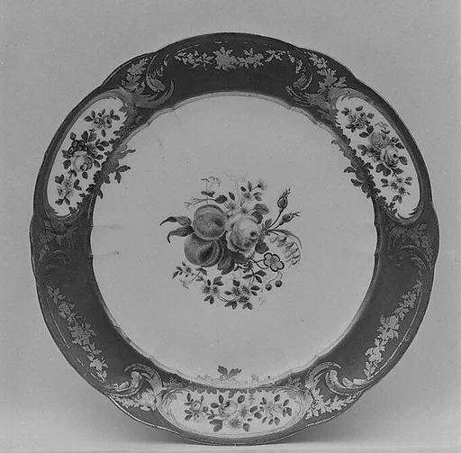 Plate (Assiette à palmes) (1 of 102) (part of a service)
