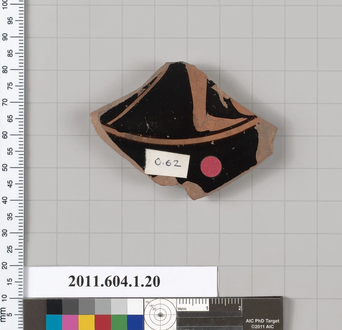 Terracotta fragment of a kylix (drinking cup) — Unknown