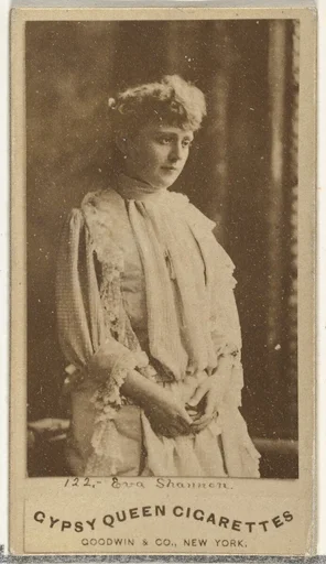 Eva Shannon, from the Actors and Actresses series (N171) for Gypsy Queen Cigarettes