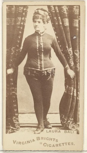 Laura Ball, from the Actors and Actresses series (N45, Type 1) for Virginia Brights Cigarettes