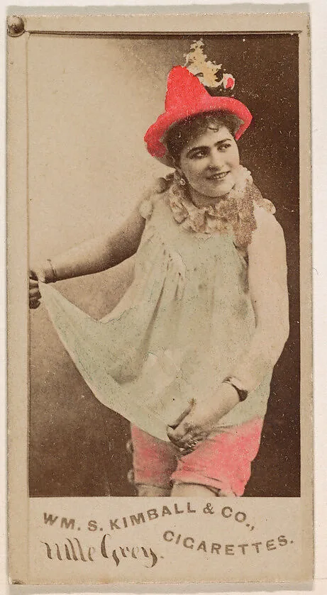 Mlle. Grey, from the Actresses series (N203) issued by Wm. S. Kimball & Co. — William S. Kimball & Company