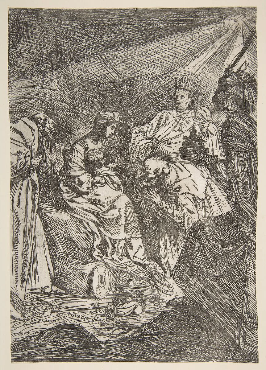 The Adoration of the Magi — Claude Vignon