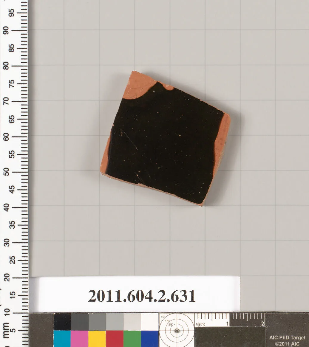Terracotta fragment of a column-krater (bowl for mixing wine and water) — Unknown