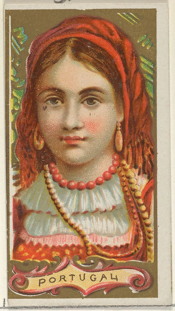 Portugal, from the Types of All Nations series (N24) for Allen & Ginter Cigarettes — George S. Harris & Sons|Allen & Ginter