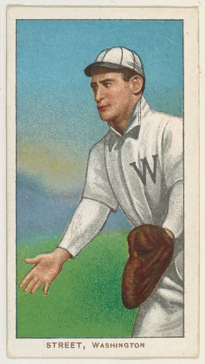 Street, Washington, American League, from the White Border series (T206) for the American Tobacco Company — American Tobacco Company