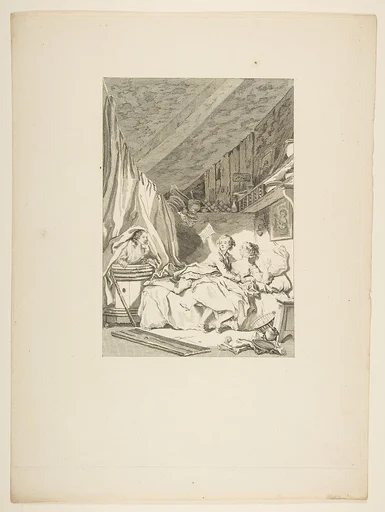 Le Savetier, from "Contes et nouvelles en vers par Jean de La Fontaine. A Paris, de l'imprimerie de P. Didot, l'an III de la République, 1795"