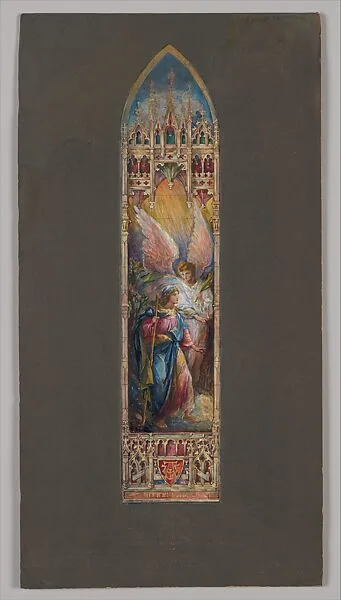 Design for a window — Louis C. Tiffany|Tiffany Studios|Tiffany Glass Company|Tiffany Glass and Decorating Company