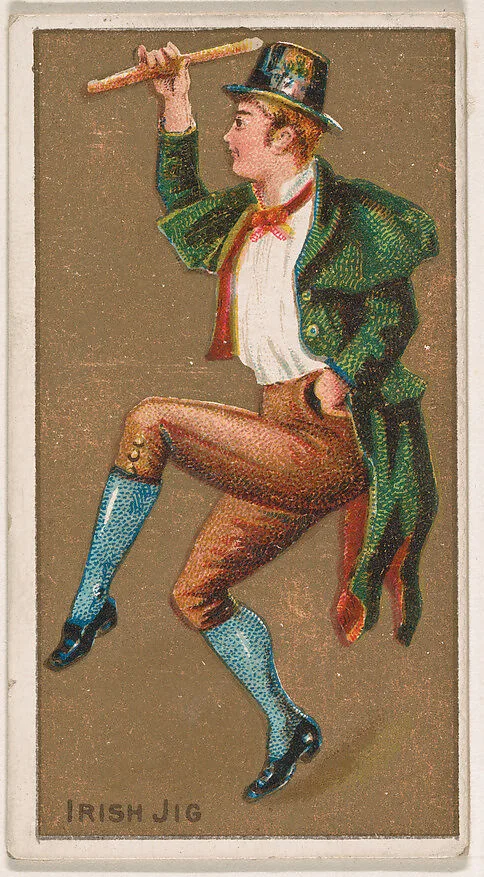 Irish Jig, from National Dances (N225, Type 1) issued by Kinney Bros. — Kinney Brothers Tobacco Company