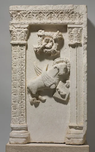 Relief from a Pulpit with the Symbol of Saint Luke