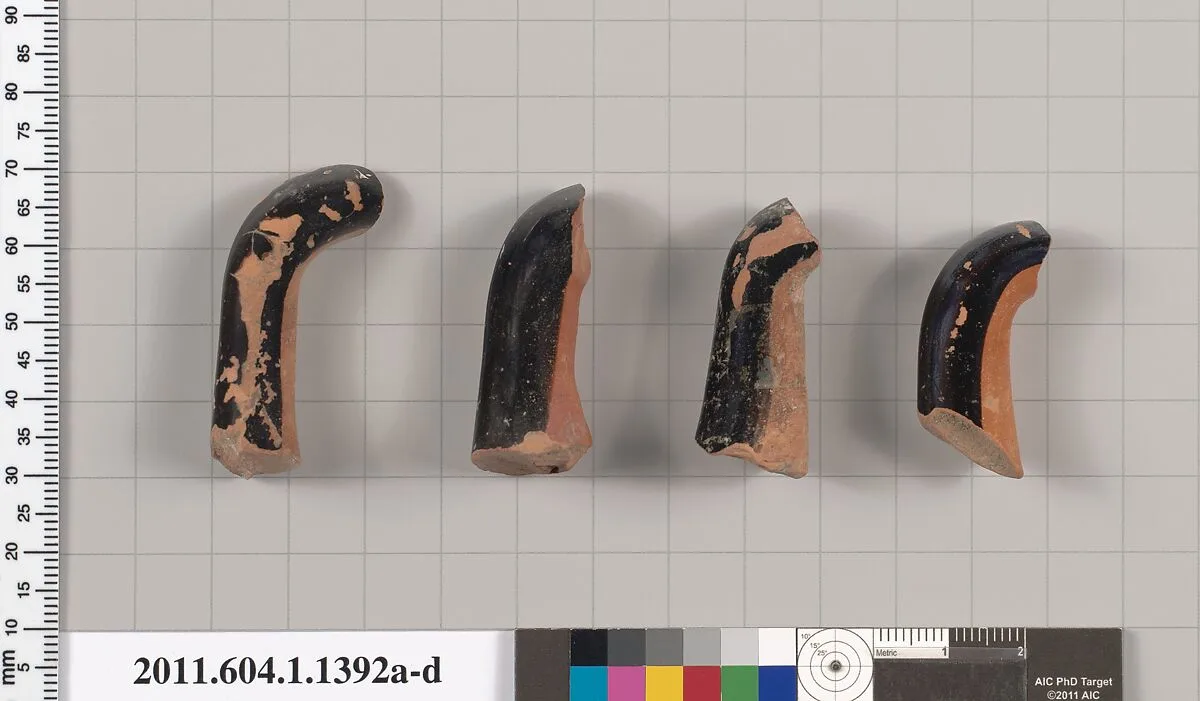 Terracotta fragments of kylikes (drinking cups) — Unknown