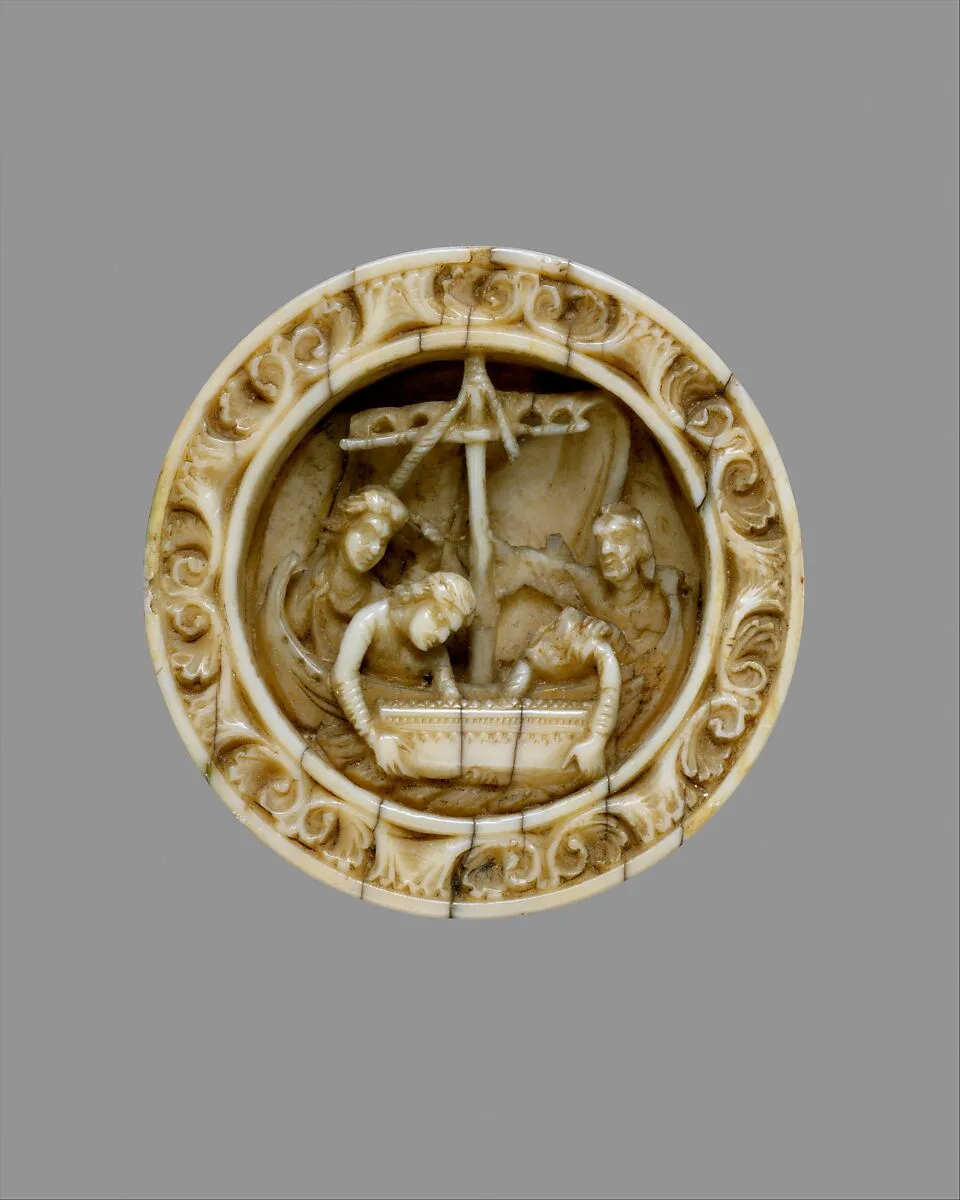 Game Piece with a Scene from the Life of Apollonius of Tyre — Unknown