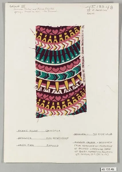 Piece — Fritzi Reckendorf|Onondaga Silk Company, Inc.