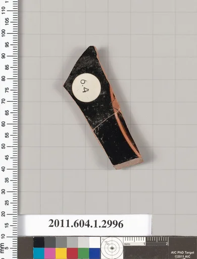 Terracotta fragment of a kylix (drinking cup)