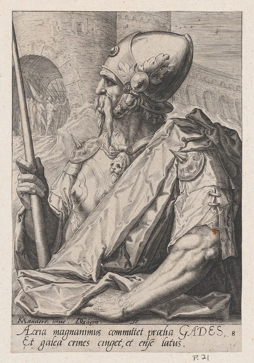 Gad, from "The Twelve Sons of Jacob" — Jacques de Gheyn II|Karel van Mander I|Jan Pitten