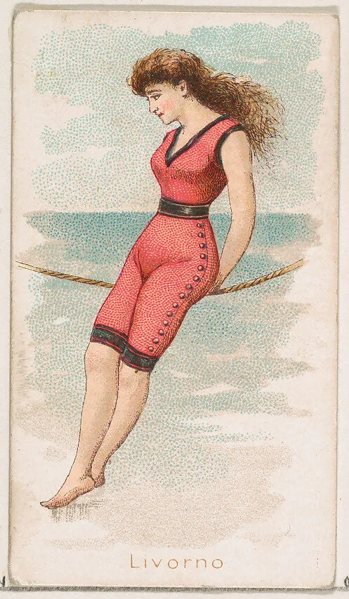 Livorno, from the Fancy Bathers series (N187) issued by Wm. S. Kimball & Co. — William S. Kimball & Company