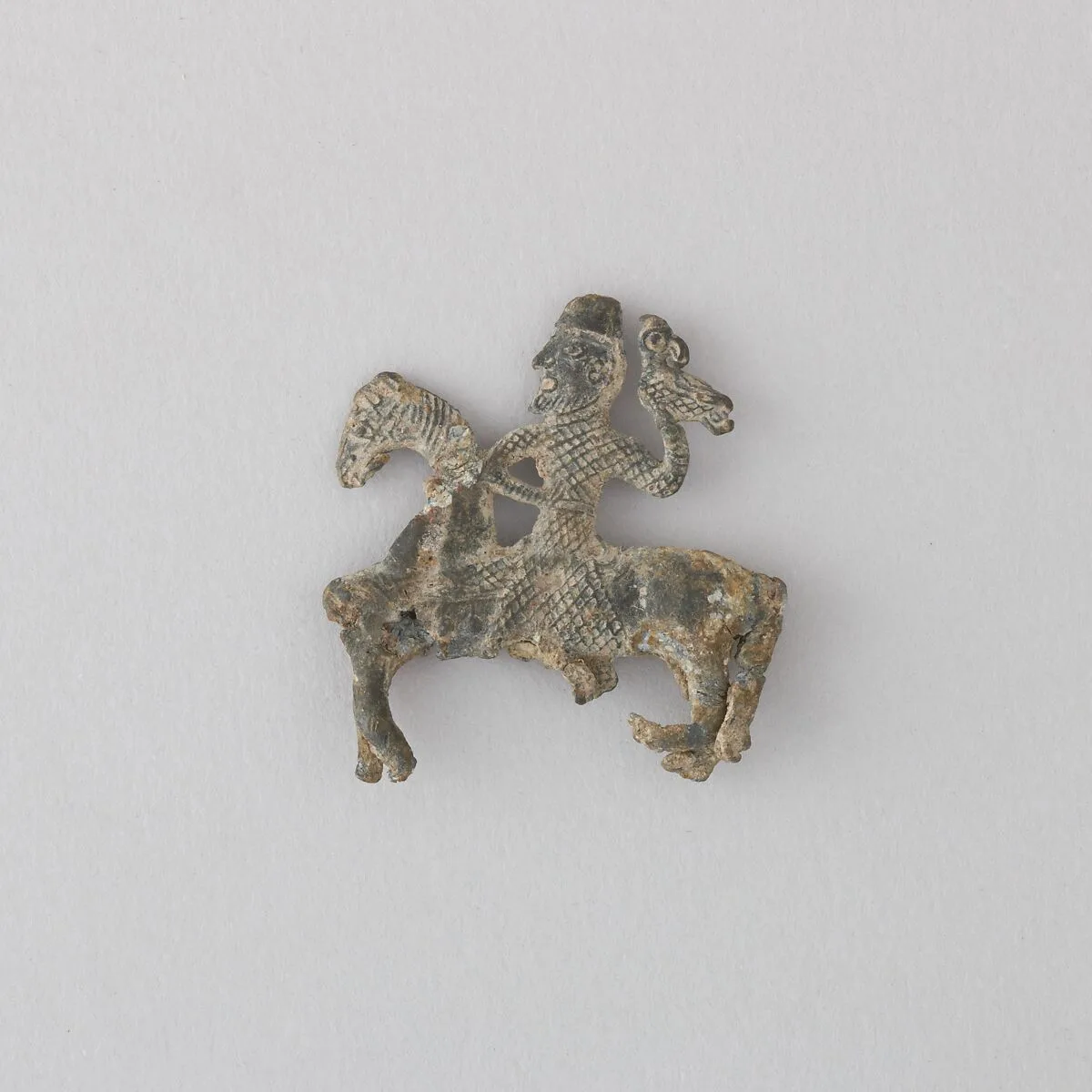 Man on Horseback with Falcon — Unknown