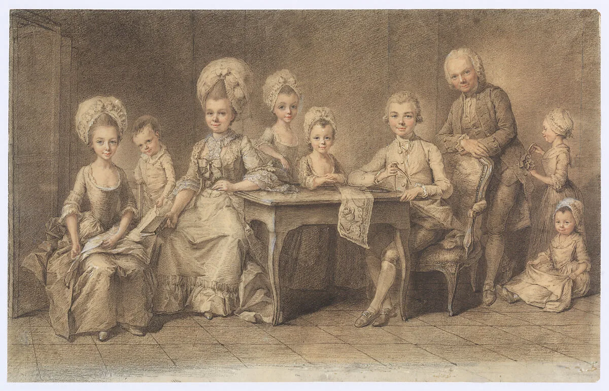 Family Portrait — Georg David Matthieu