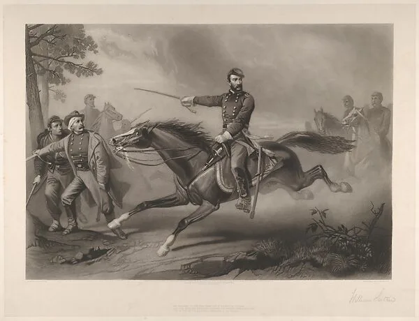 Sheridan's Ride — William Sartain|Bradley & Company|Major General Philip Henry Sheridan|Christian Schussele|R. H. Curran