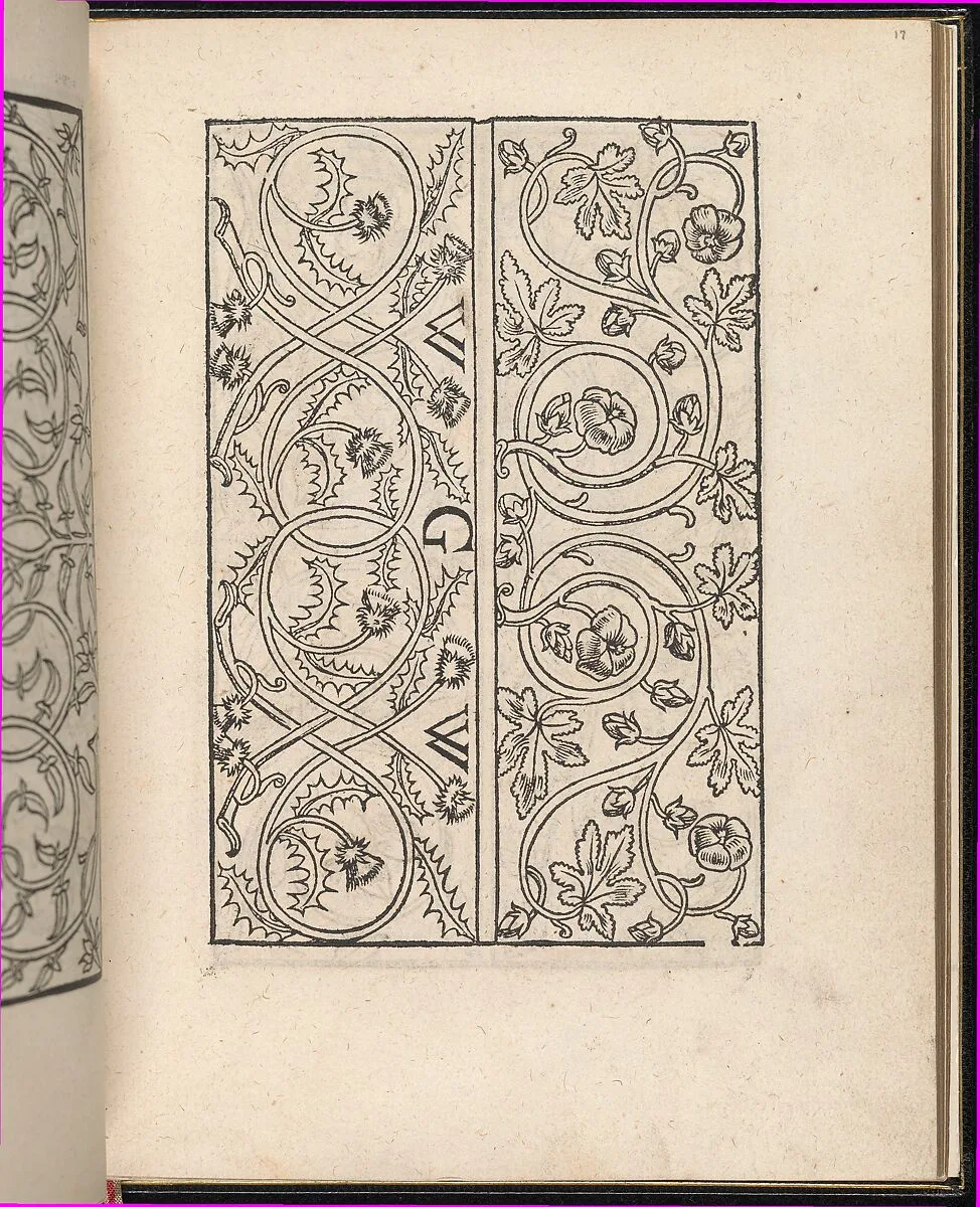 Page from Ein new kunstlich Modelbuch...(Page 17r) — Peter Quentel