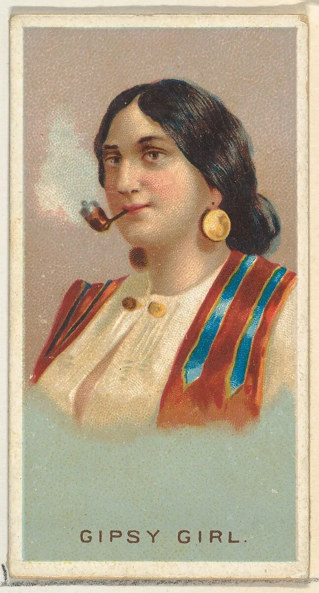 Gypsy Girl, from World's Smokers series (N33) for Allen & Ginter Cigarettes — Allen & Ginter